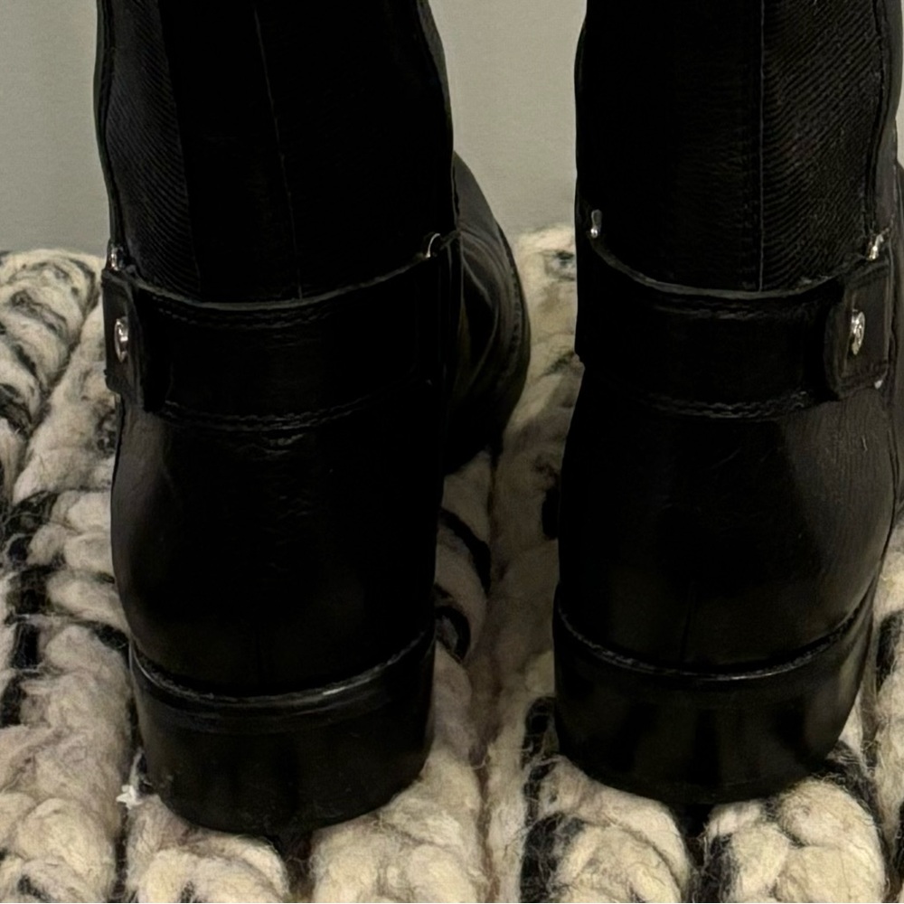 Stuart Weitzman Woman’s Black Riding Boot Size 7.5 - image 4